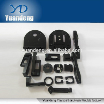 Fábrica feita CNC processamento preto anodizado 6063 cnc de alumínio peças usinadas